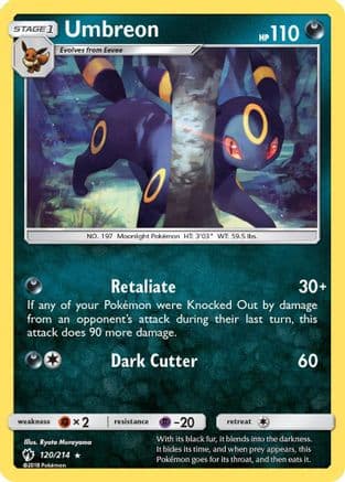 Umbreon — SM - Lost Thunder Pokémon TCG card by Ryota Murayama