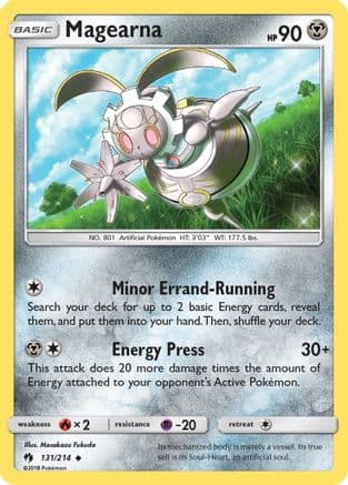 Magearna — SM - Lost Thunder Pokémon TCG card by Masakazu Fukuda