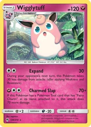Wigglytuff — SM - Lost Thunder Pokémon TCG card by nagimiso