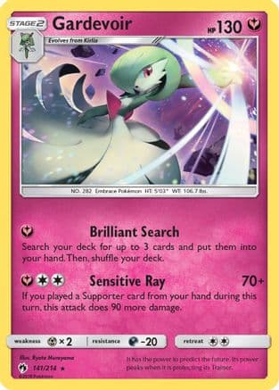 Gardevoir — SM - Lost Thunder Pokémon TCG card by Ryota Murayama