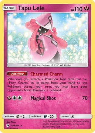 Tapu Lele — SM - Lost Thunder Pokémon TCG card by Mizue
