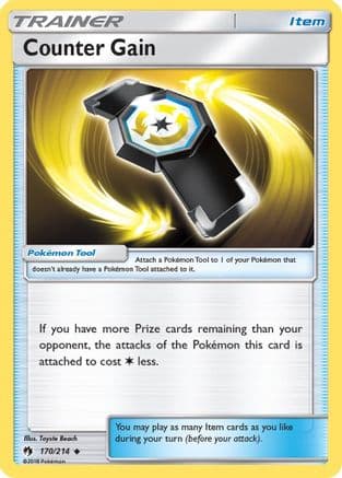 Counter Gain — SM - Lost Thunder Pokémon TCG card by Toyste Beach