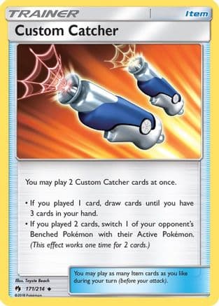 Custom Catcher — SM - Lost Thunder Pokémon TCG card by Toyste Beach