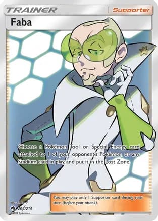 Faba (Full Art) — SM - Lost Thunder