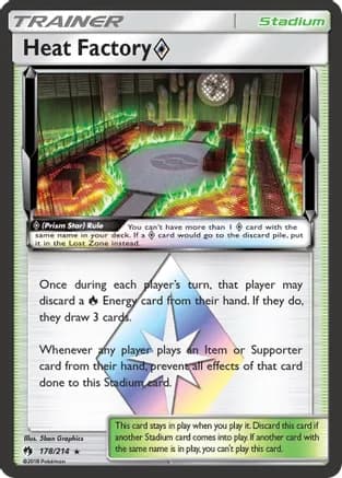 Heat Factory Prism Star — SM - Lost Thunder