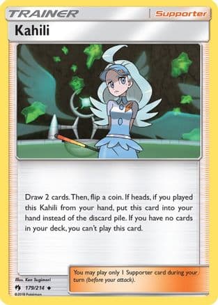 Kahili — SM - Lost Thunder Pokémon TCG card by Ken Sugimori