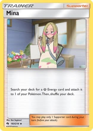 Mina — SM - Lost Thunder Pokémon TCG card by Ken Sugimori
