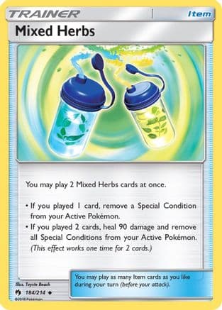 Mixed Herbs — SM - Lost Thunder Pokémon TCG card by Toyste Beach
