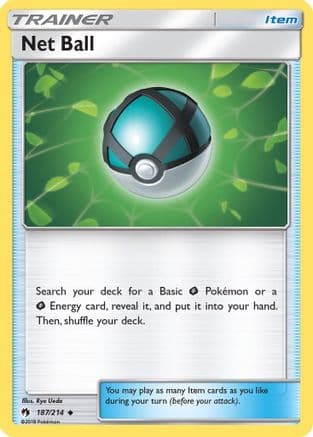 Net Ball — SM - Lost Thunder Pokémon TCG card by Ryo Ueda
