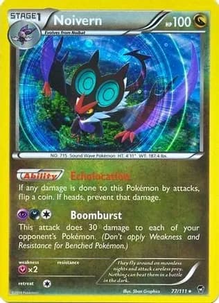 Noivern - 77/111 (Cosmos Holo) — Blister Exclusives Pokémon TCG card by Ryo Ueda Graphics