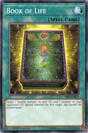 Book of Life — Structure Deck: Zombie Horde Yu-Gi-Oh! card by KAZUKI TAKAHASHI