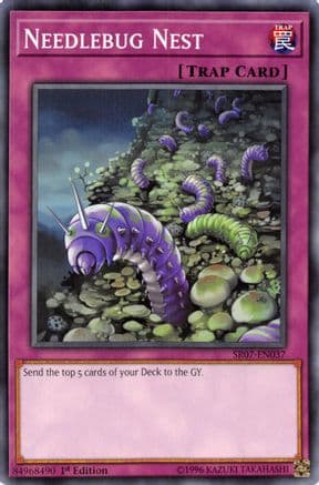 Needlebug Nest — Structure Deck: Zombie Horde Yu-Gi-Oh! card by KAZUKI TAKAHASHI