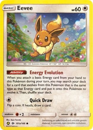 Eevee - 101a/149 — Alternate Art Promos Pokémon TCG card by Soyo Tsuruta