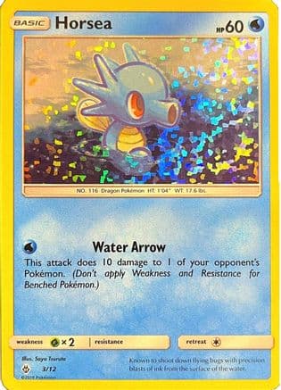 Horsea - 3/12 — McDonald's Promos 2018 Pokémon TCG card by Saya Tsuruta