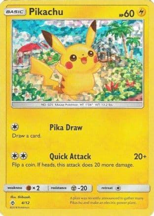 Pikachu - 4/12 — McDonald's Promos 2018 Pokémon TCG card by sui * shibuzoh.