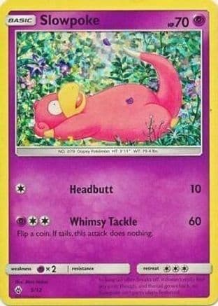 Slowpoke - 5/12 — McDonald's Promos 2018 Pokémon TCG card by Misa Nomura