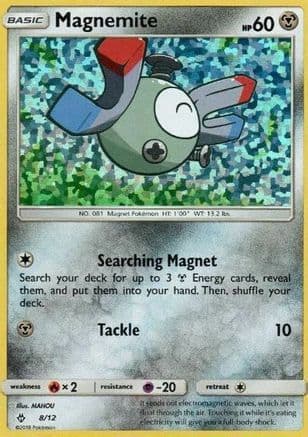Magnemite - 8/12 — McDonald's Promos 2018 Pokémon TCG card by MAHOU
