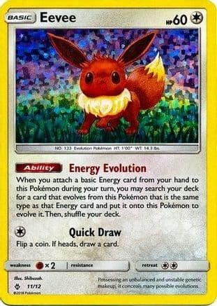 Eevee - 11/12 — McDonald's Promos 2018 Pokémon TCG card by Shibuzoh.