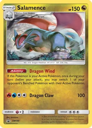 Salamence - SM140 — SM Promos