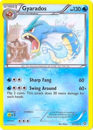 Gyarados - 24/124 (Cosmos Holo) — Blister Exclusives Pokémon TCG card by Mizue