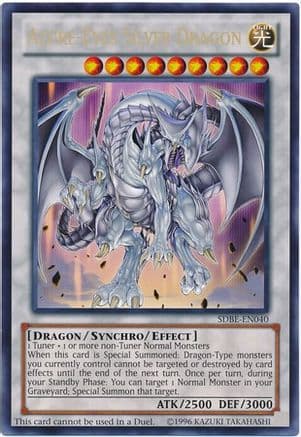 Azure-Eyes Silver Dragon (Oversized) (Silver Dragon) — Yu-Gi-Oh! card