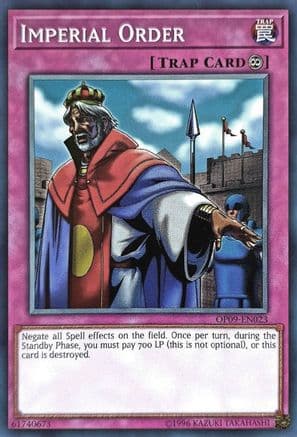 Imperial Order — OTS Tournament Pack 9 Yu-Gi-Oh! card by KAZUKI TAKAHASHI