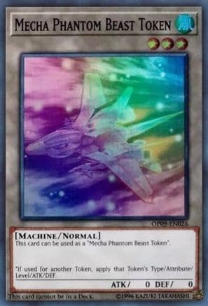Token: Mecha Phantom Beast (C) - "Megaraptor" — OTS Tournament Pack 9 Yu-Gi-Oh! card by KAZUKI TAKAHASHI