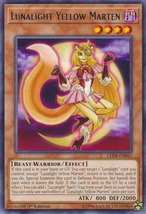 Lunalight Yellow Marten — Legendary Duelists: Sisters of the Rose