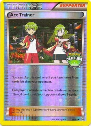 Ace Trainer - 69/98 (International Challenge) [Staff] — League & Championship Cards Pokémon TCG card by Ken Sugimori