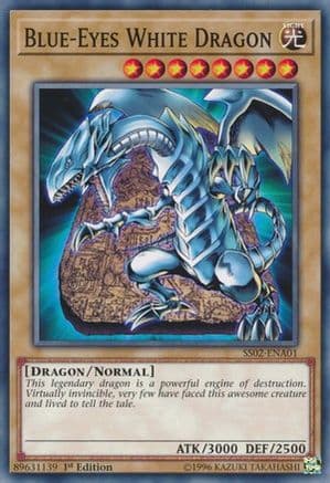 Blue-Eyes White Dragon — Speed Duel Decks: Duelists of Tomorrow Yu-Gi-Oh! card by KAZUKI TAKAHASHI