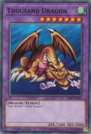 Thousand Dragon — Speed Duel Decks: Duelists of Tomorrow Yu-Gi-Oh! card by KAZUKI TAKAHASHI