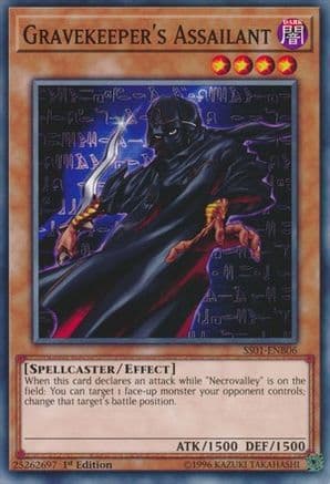 Gravekeeper's Assailant — Speed Duel Decks: Destiny Masters Yu-Gi-Oh! card by KAZUKI TAKAHASHI