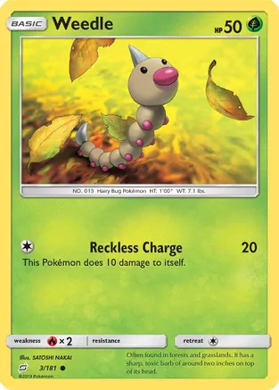 Weedle (3) — SM - Team Up
