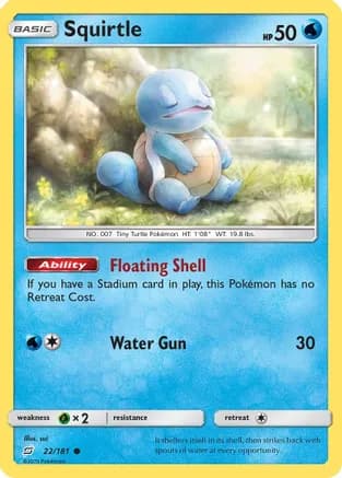Squirtle (22) — SM - Team Up