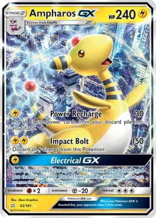 Ampharos GX — SM - Team Up