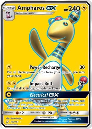 Ampharos GX (Full Art) — SM - Team Up