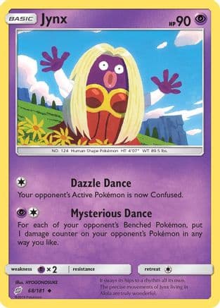 Jynx — SM - Team Up Pokémon TCG card by Nagomi Nijo
