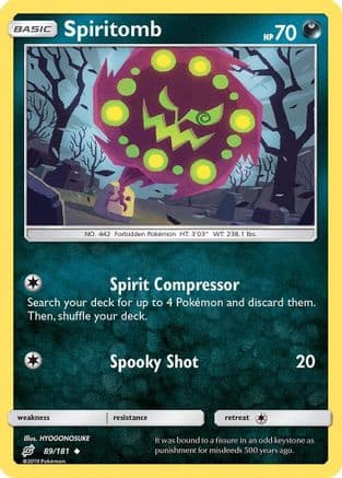 Spiritomb — SM - Team Up Pokémon TCG card by Aya Kusube