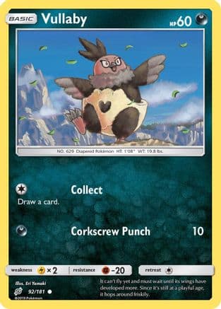 Vullaby — SM - Team Up Pokémon TCG card by Eri Yamaki