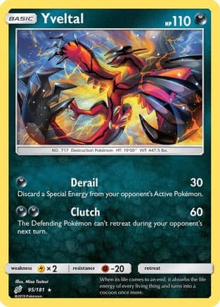 Yveltal — SM - Team Up Pokémon TCG card by Misa Tsutsui
