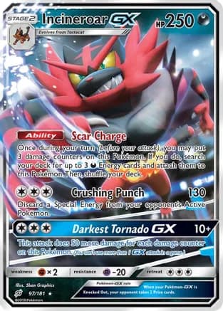 Incineroar GX — SM - Team Up