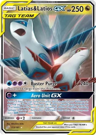 Latias & Latios GX — SM - Team Up