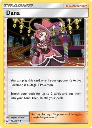 Dana — SM - Team Up Pokémon TCG card by Megumi Mizutani