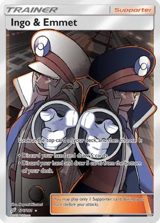 Ingo & Emmet (Full Art) — SM - Team Up