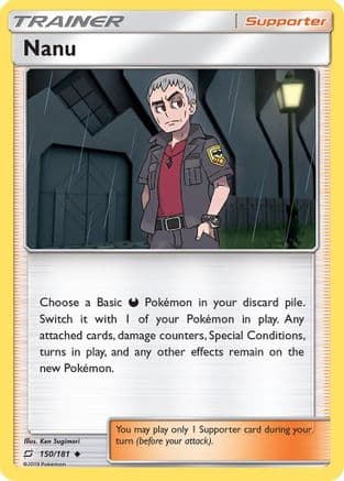 Nanu — SM - Team Up Pokémon TCG card by Ken Sugimori