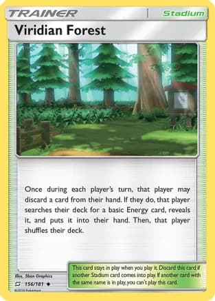 Viridian Forest — SM - Team Up Pokémon TCG card by 5ban Graphics