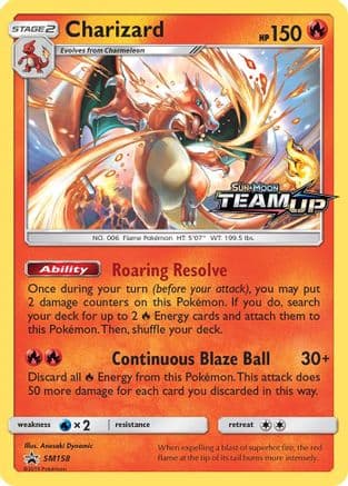 Charizard - SM158 — SM Promos Pokémon TCG card by Anesaki Dynamic