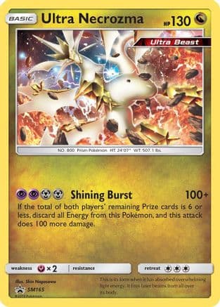 Ultra Necrozma - SM165 — SM Promos Pokémon TCG card by Shio Nagazawa