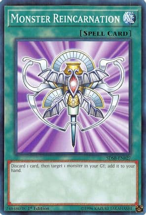 Monster Reincarnation — Structure Deck: Soulburner Yu-Gi-Oh! card by KAZUKI TAKAHASHI