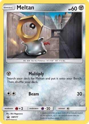 Meltan - SM177 — SM Promos Pokémon TCG card by Mitsuhiro Arita